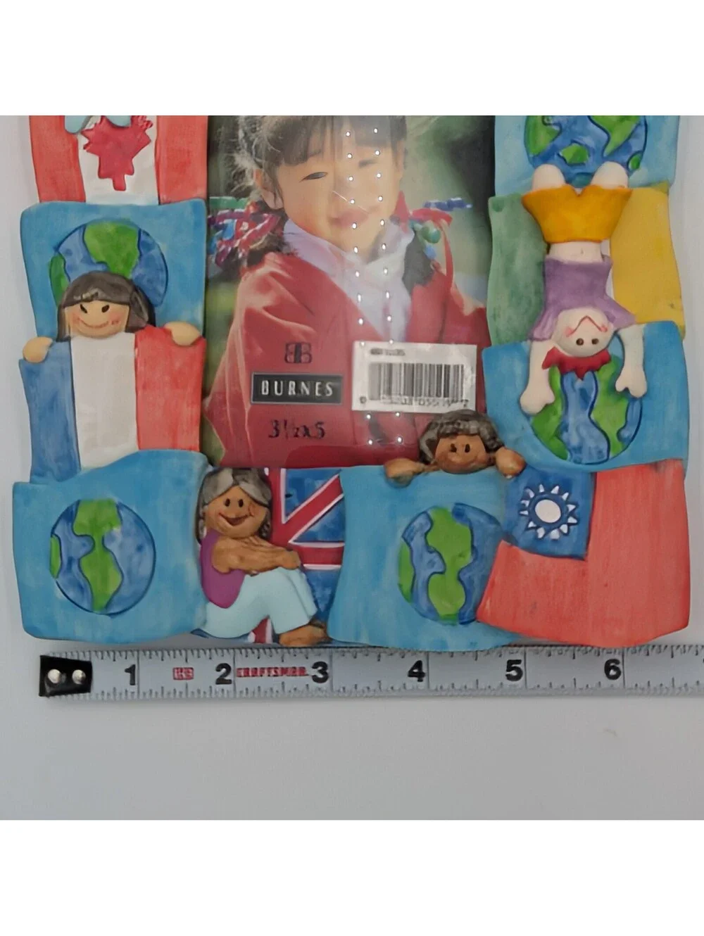 Vintage 1994 Burnes Save the Children International Photo Frame 3.5x5 Box
